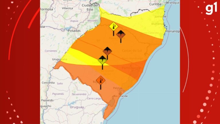 Semana promete chuvas intensas e declínio de temperatura no RS