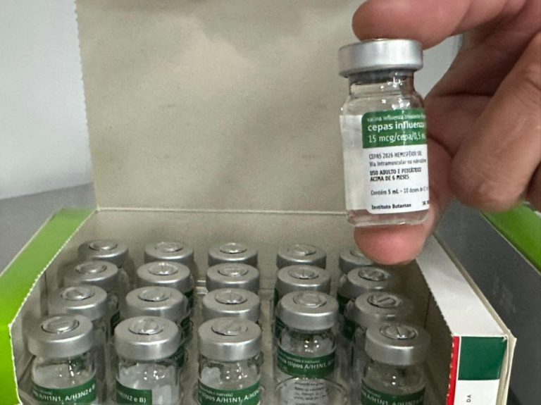 Novo envio de 404 mil doses da vacina contra a gripe é feito pelo Estado para os municípios