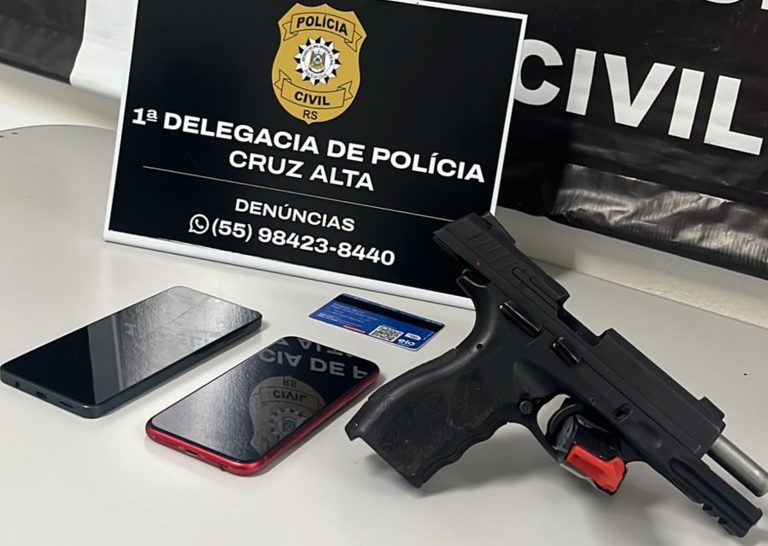 Três indivíduos são detidos em Cruz Alta sob acusação de assassinatos
