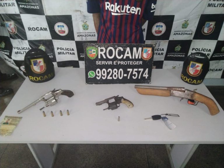 Sete detidos e dois adolescentes apreendidos em operação da Polícia Militar em Manaus