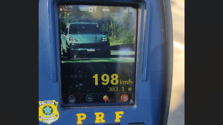 Porsche é capturado a 198 km/h na BR-290 em Caçapava do Sul