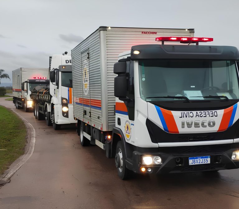 Equipes da Defesa Civil são enviadas a regiões vulneráveis à chuva no Rio Grande do Sul